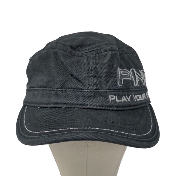 PING Women's Golf Cadet Cap Black Adjustable Embroidered Logo - Picture 1 of 8